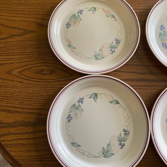 4 Corelle by Corning 10 1/4” Abundance Dinner Plates - Picture 3 of 8